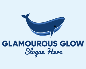 Blue Ocean Whale logo design