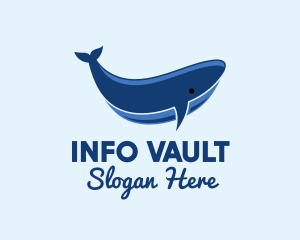 Blue Ocean Whale logo design