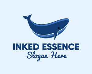 Blue Ocean Whale logo design