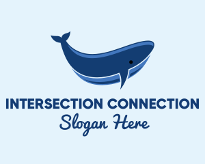 Blue Ocean Whale logo design