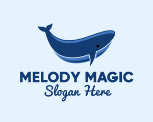 Blue Ocean Whale logo design