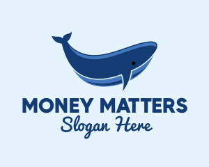 Blue Ocean Whale logo design