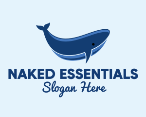 Blue Ocean Whale logo design