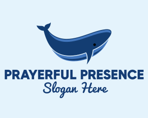 Blue Ocean Whale logo design