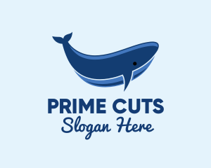 Blue Ocean Whale logo design