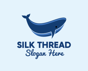 Blue Ocean Whale logo design