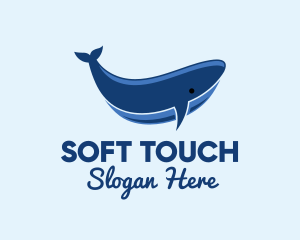 Blue Ocean Whale logo design