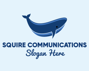 Blue Ocean Whale logo design