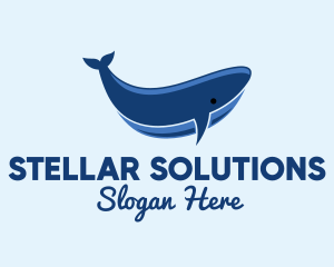 Blue Ocean Whale logo design