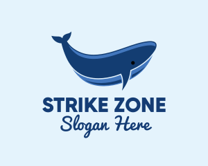 Blue Ocean Whale logo design