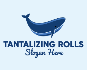 Blue Ocean Whale logo design