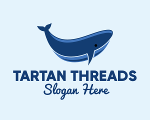 Blue Ocean Whale logo design