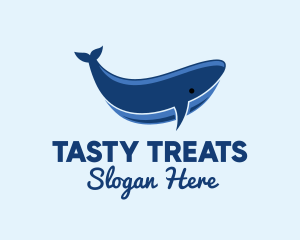 Blue Ocean Whale logo design