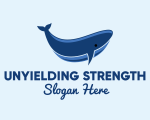 Blue Ocean Whale logo design