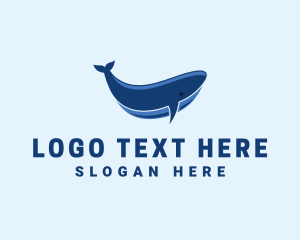 Blue Ocean Whale Logo