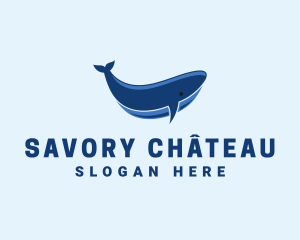 Blue Ocean Whale Logo