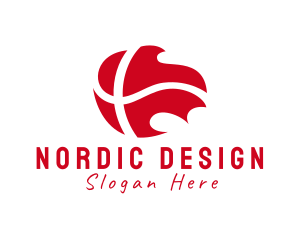 Denmark National Flag  logo design