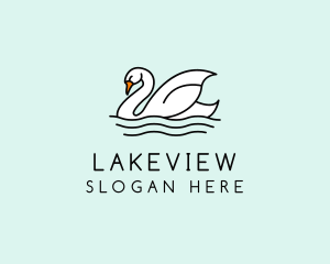 Swan Lake Swimming logo