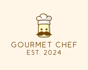 Toast Bread Chef  logo design