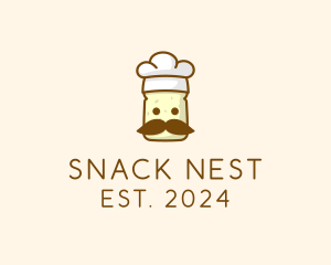 Toast Bread Chef  logo design