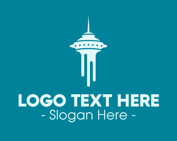 Space Needle logo example 2