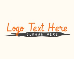 Cursive Handwritten Wordmark logo