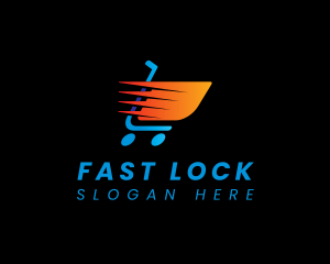 Fast Shopping Cart logo design