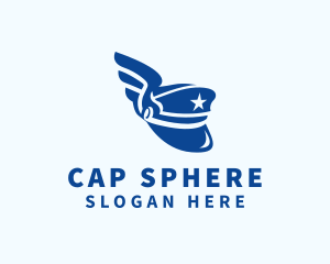 Aviation Pilot Cap logo