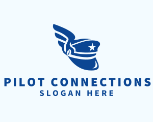 Aviation Pilot Cap logo