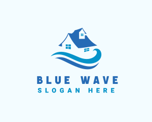 Beach Wave House logo design