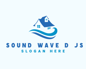 Beach Wave House logo design