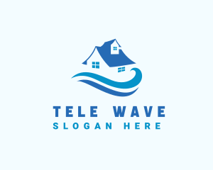 Beach Wave House logo design