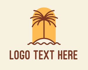 Tropical Palm Tree Resort logo