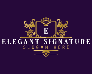 Elegant Luxury Crest logo design