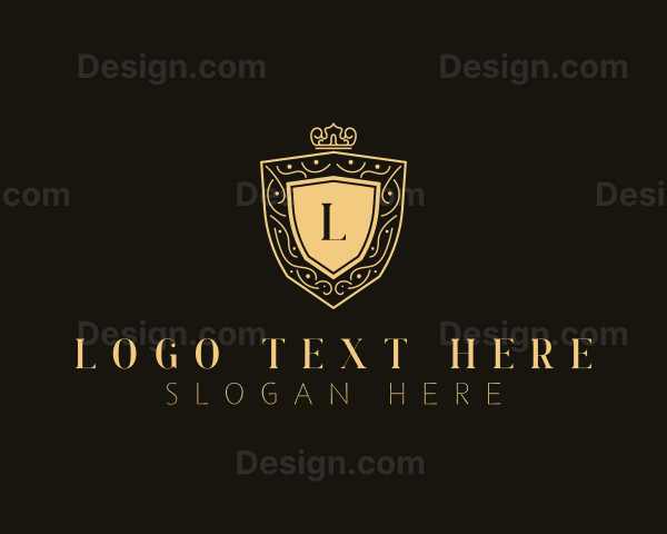 Luxury Crown Shield Logo