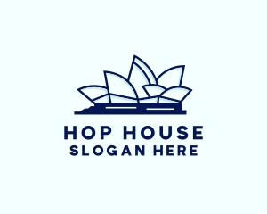 Opera House Landmark logo design