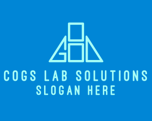 Good Lab Beaker logo design