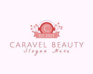 Elegant Floral Cosmetics Boutique logo design