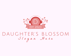 Elegant Floral Cosmetics Boutique logo design