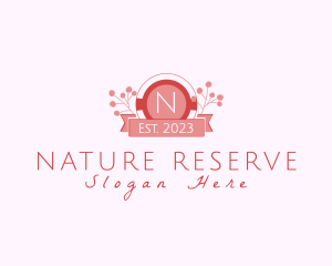 Elegant Floral Cosmetics Boutique logo design