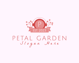 Elegant Floral Cosmetics Boutique logo design