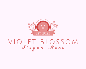 Elegant Floral Cosmetics Boutique logo design