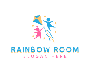 Children Kite Flying logo