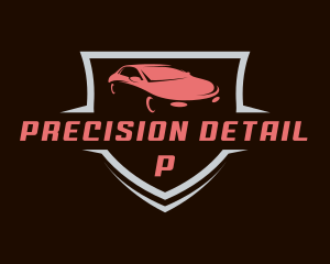 Car Detailing Shield logo design