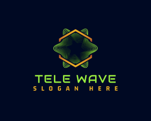 Digital Cyber Wave logo design