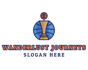 Basketball Tournament Competition Trophy Logo