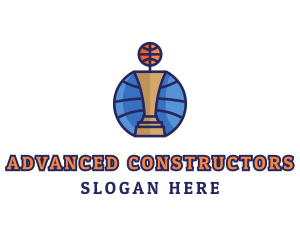 Basketball Tournament Competition Trophy logo design