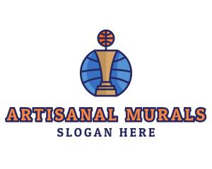 Basketball Tournament Competition Trophy logo design