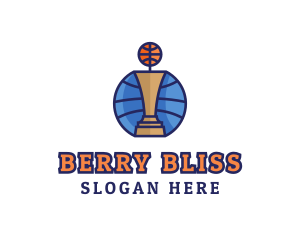 Basketball Tournament Competition Trophy logo design