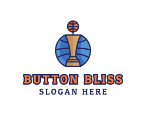 Basketball Tournament Competition Trophy logo design